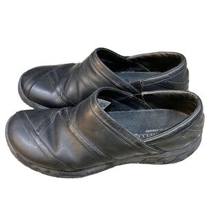 MERRELL Encore Eclipse Women's Black‎ Leather Clog Low Top Size 10